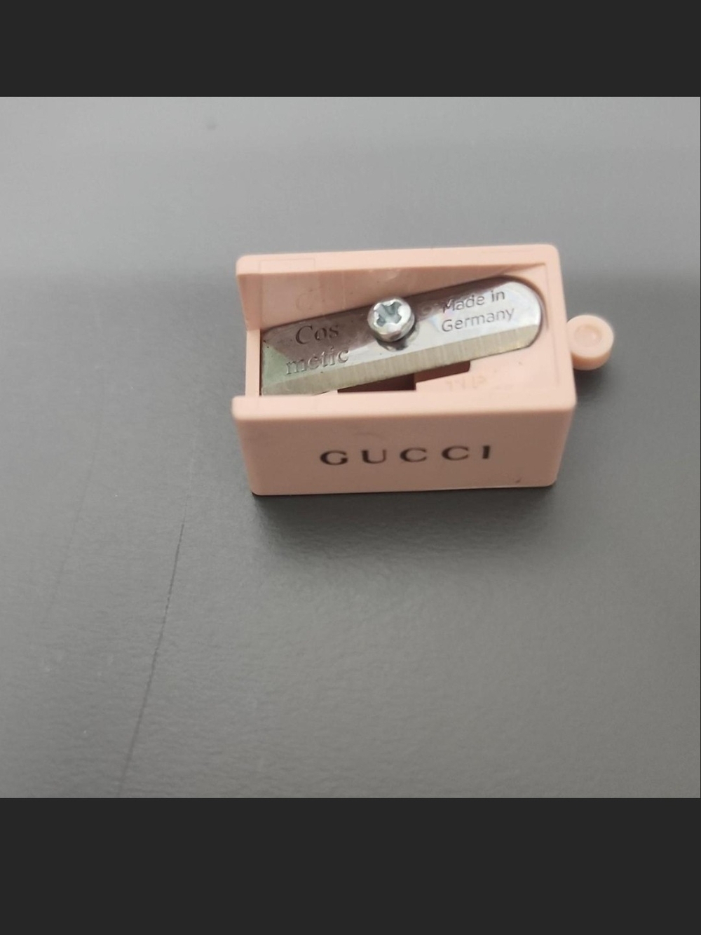 Gucci Blush Pink Metal-Blade Pencil Sharpener